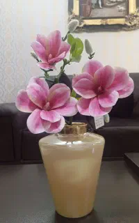 گل مگنولیا صورتی لمسی