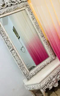 ایینه کنسول رنگ سفید
