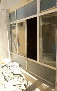 پنجره آهنی سنگین