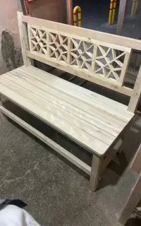 نیمکت چوبی دو نفره شیک