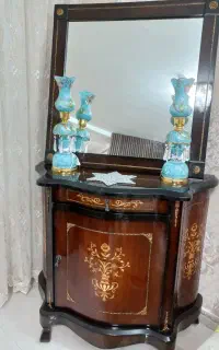 آینه کنسول معرق کاری شده