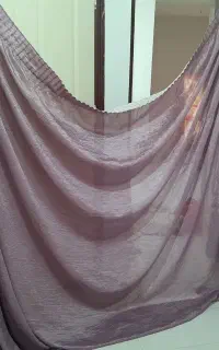 پرده و روتختی یک نفره ساتن نو
