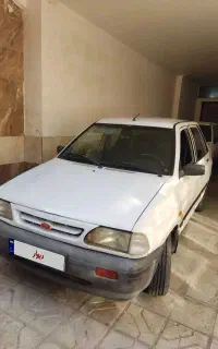 پراید سفید صبا مدل ۸۷