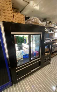 یخچال ویترینی شوکیک - ابعاد ۱۲۰x۱۷۰ - مناسب کافه