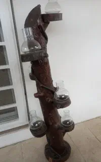 جاشمعی شش شعله کار دست دکوری