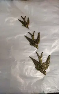 پروانه وپرنده برنز