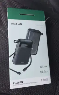 پاور بانک گرین ۲۰۰۰۰ مدل لوزرن در حد نو