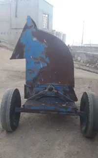 خرمانکوب علف بدون مشکل اماده کار