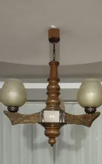 لوستر چوبی