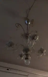 لوستر و چراغ گازی پرده پشتی توافقی