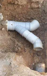 وصل فاضلاب شهری و نشیابی دریل تخریب