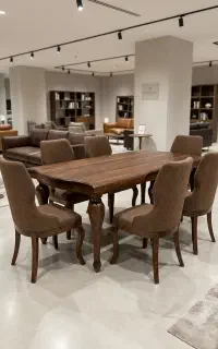 میز ناهارخوری چوبی لوکس ست ۶ نفره خاص و شیک