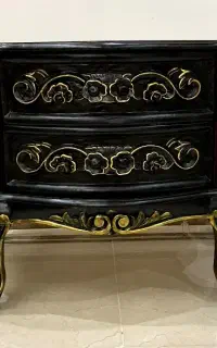 میزکنسول پاتختی میز دکور( چوب طبیعی )