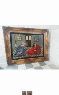 تابلو فرش دست بافت ۵۸ در۷۸