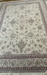 دو تخته فرش ۹ متری سالم طرح ابریشم