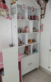 کتابخانه و میز تحریر