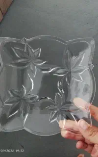 بشقاب های میوه خوری شیشه ای