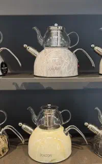 کتری قوری ماربل دالتون طرح سنگ کتری قوری