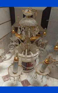لوستر شش شمع