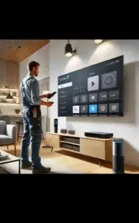 نصب نصاب تلویزیون روی دیوار و فروش سیم آنتن