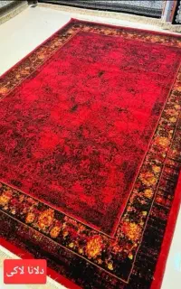 دو عدد فرش ۱۲ متری نو طرح اناری لاکی