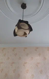 دو عدد لوستر هم سایز مخصوص اتاق خواب