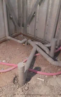 لوله کشی و برق کشی بصورت  حرفه ای