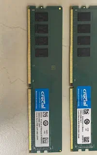 رم کامپیوتر DDR4 کم کار 2666 کروشیال 8 کیکابایت