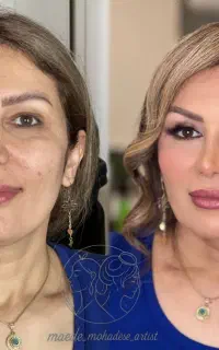 میکاپ و شینیون حرفه‌ای ۱۸۰۰