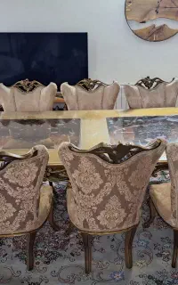 نهار خوری ۸ نفره چوب راش گرجستان