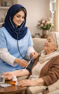 خدمات درمانی و پرستاری درمنزل(تزریقات و سرم تراپی)
