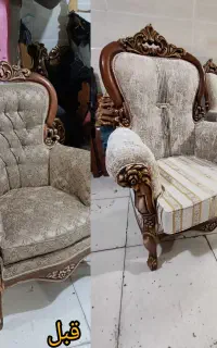 تولید و تعمیرات مبل ( رنگ امیزی کلاف مبل ..