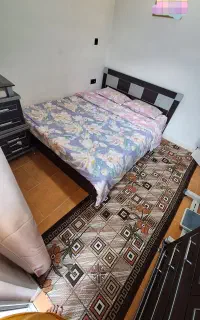 سرویس تخت و خوشخواب دونفره با میز آرایش و بغل تخت