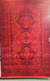 فروش فرش ۱۷۰۰شانه کاش تمام تخ طرح پاخورده قشقایی