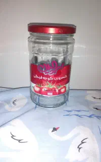 قوطی شیشه ای ترشی و رب