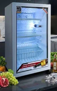 یخچال درب شیشه ای