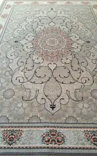 یک جفت فرش 9متری طرح چکاوک طوسی 700شانه