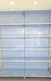 فروش تعدادی قفسه خودایستا یکطرفه فروشگاهی