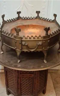منقل برنجی قدیمی