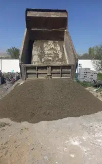 حمل انواع مصالح ساختمانی شن شسته ریگ مخلوط