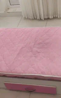 تخت خواب دخترانه با تشک  فنردار 8میلیون