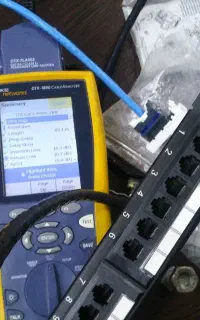خدمات تست فلوک فیوژن فیبر نوری کابلکشی شبکه و فیبر