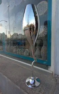 گلدان شیشه ای مدل جام