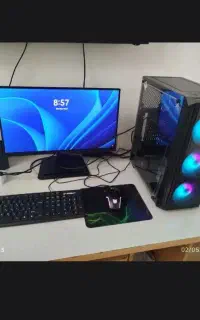 کامپیوتر کیس کامل گیمینگ طراحی رندرینگ DDR4