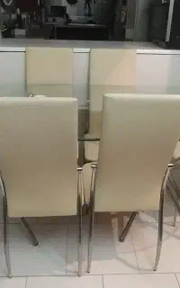 نهار خوری 8نفره صفحه و پایه ها ایتالیایی