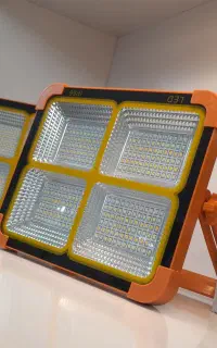 پرژکتور شارژی 1200w/پنل خورشیدی/مواقع اضطراری
