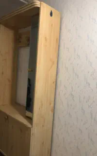 جاکفشی،آویز لباس،سه طبقه داخل آینه