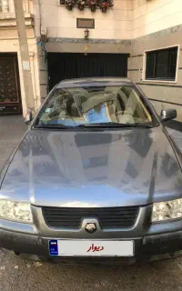 سمند دوگانه سوز کارخانه مدل ۸۵ کم کار واقعی