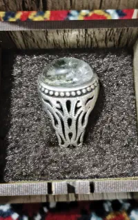 انگشتر نقره دُر نجف
