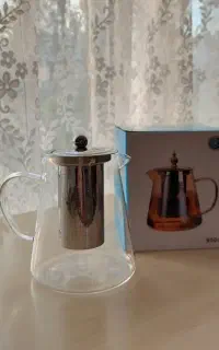 قوری چای با صافی استیل